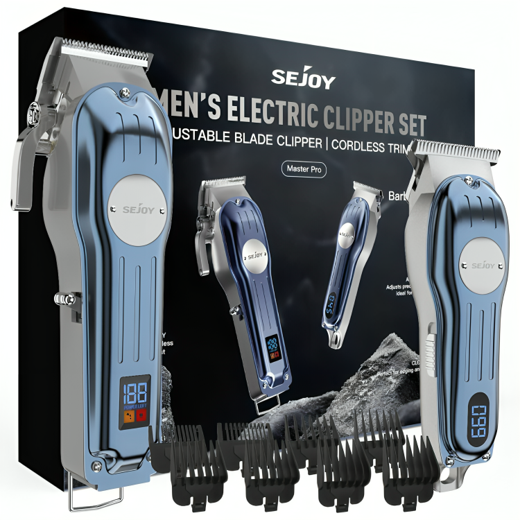 Cordless Hair Clippers for Men – Precision Trimmer & Grooming Kit