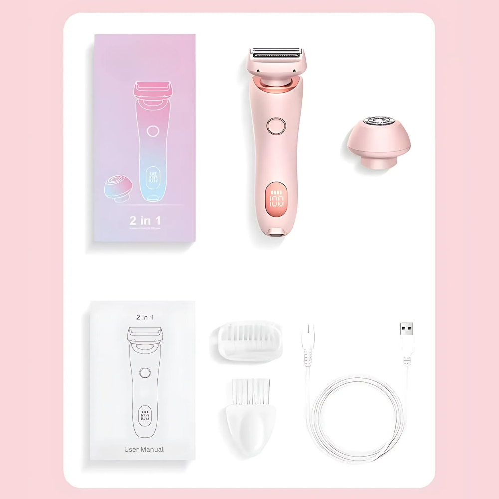 Bikini Trimmer – Rechargeable Lady Shaver Set