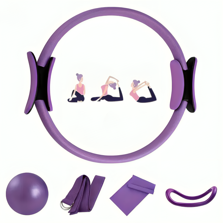 5-Piece Pilates Kit – At-Home Workout Equipment for Toning & Flexibility