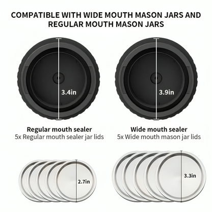 Mason Jar Vacuum Sealer – Airtight Food Storage Made Simple
