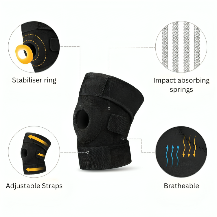 Knee Support Strap – Adjustable Patella Brace for Pain Relief & Sport