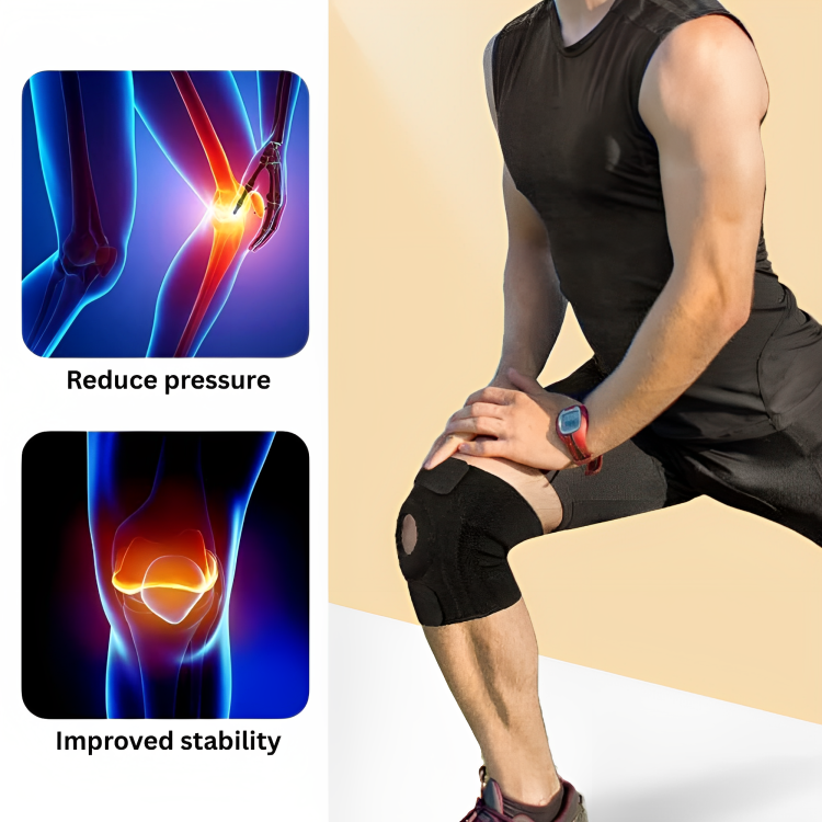 Knee Support Strap – Adjustable Patella Brace for Pain Relief & Sport