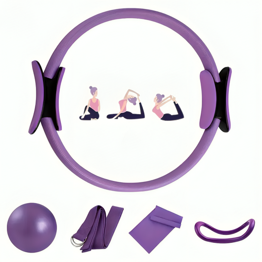 5-Piece Pilates Kit – At-Home Workout Equipment for Toning & Flexibility