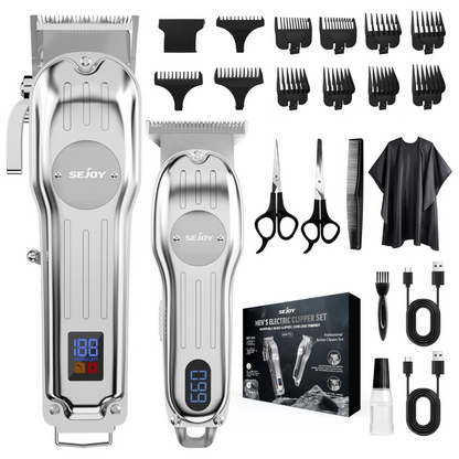 Cordless Hair Clippers for Men – Precision Trimmer & Grooming Kit